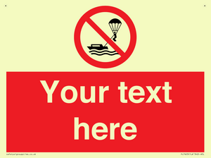 Custom No parasailing